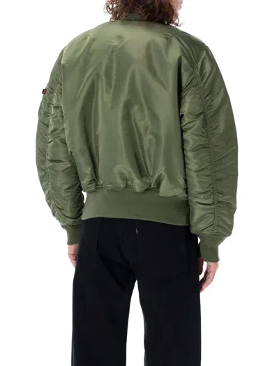 Alpha Industries Men S Ma-1 Tt Two Tone Bomber Jacket Sage In Green
