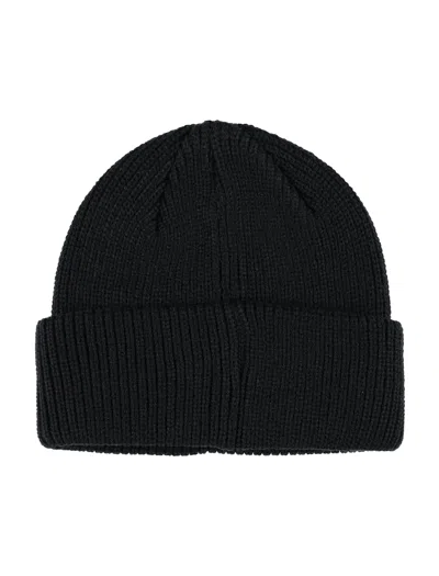 Obey Future Knit Logo Beanie In Black