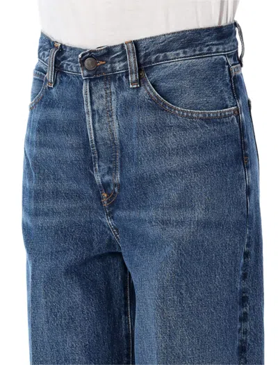 Frame The Collegiate Blue Jeans In Recycled Denim