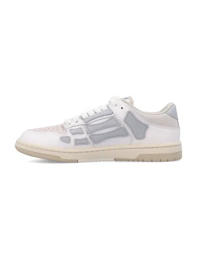 Amiri Skel Top Low Sneakers In Gray