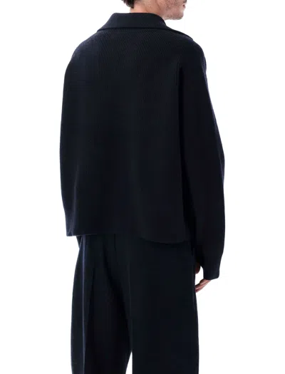 Studio Nicholson Nash Polo In Blue