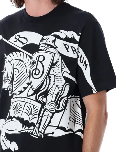 Burberry Short Sleeve T-shirt In Black