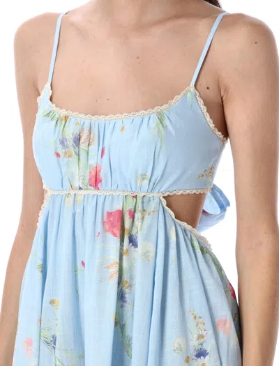 Zimmermann Lucky Picnic Maxy Dress In Multi