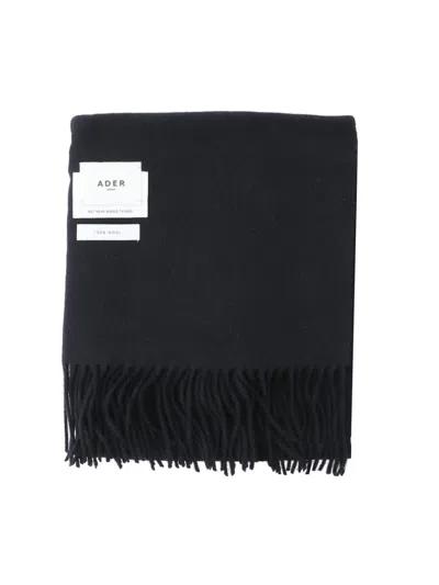 Ader Error Faylen Muffler Scarf In Black