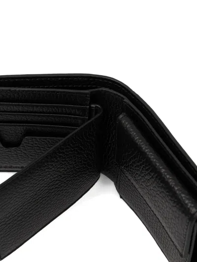 Coccinelle Logo-debossed Leather Wallet In Black