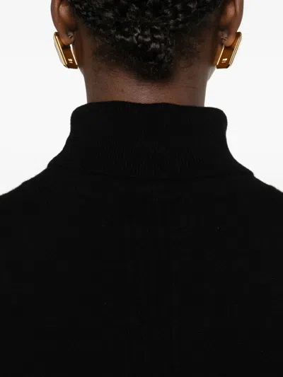 Purotatto Roll-neck Sweater In Black