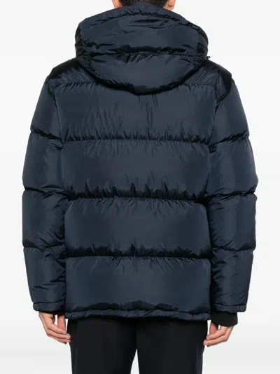Aspesi Hooded Padded Jacket In Blue