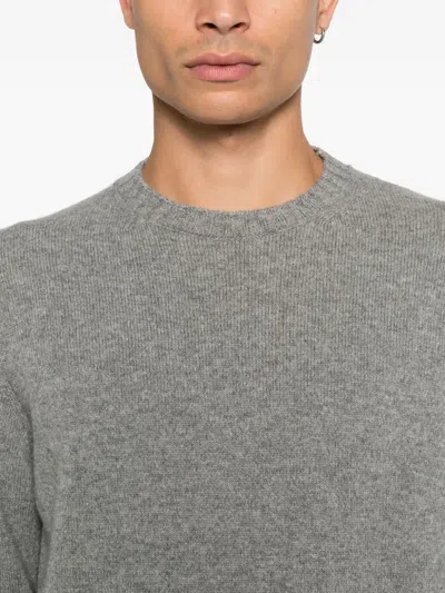 Filippo De Laurentiis Crew Neck Sweater In Gray