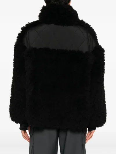 Molli Textured Coat In Black