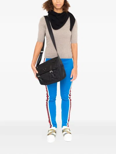 La Rose Cashmere Knit Top In Gray