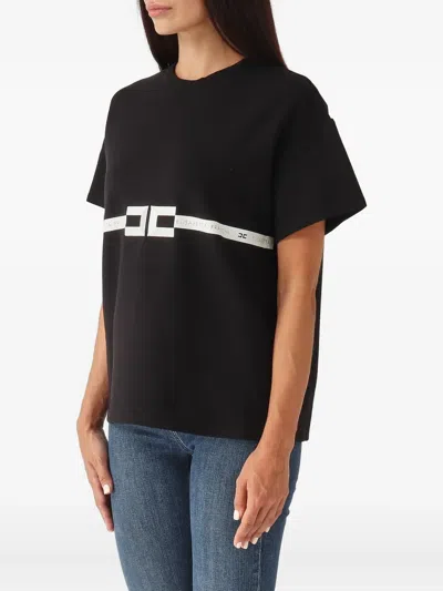 Elisabetta Franchi Camiseta - Negro In White