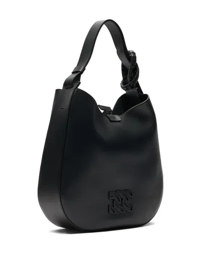 Casadei Vandome Schultertasche Mit Knoten In Black