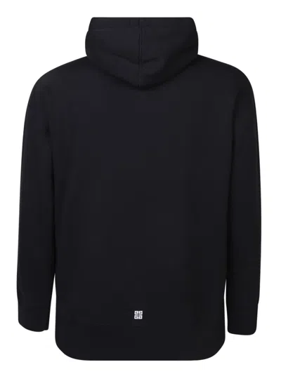 Givenchy Logo-print Hoodie In Black