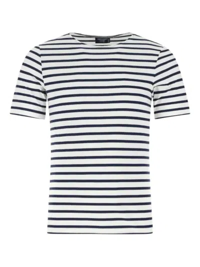 Saint James Striped T-shirt In Blue