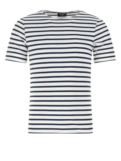 Saint James Striped T-shirt In Blue
