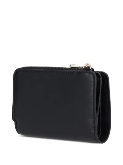 Hugo Boss Logo-lettering Zipped Wallet In Black