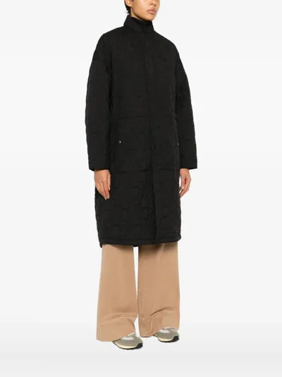 Konrad Petra Quilted Coat In Black