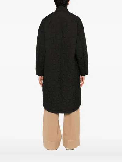 Konrad Petra Quilted Coat In Black