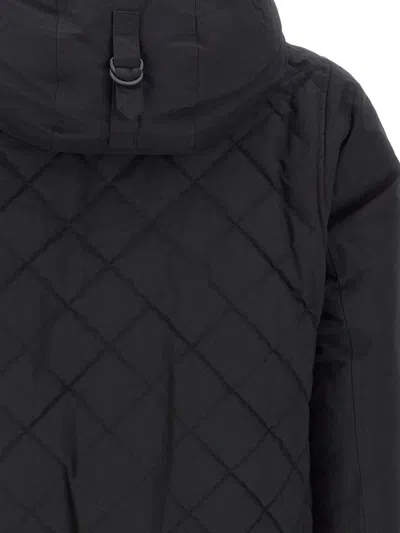 Mackage Quilted Hooded Jacket In Black