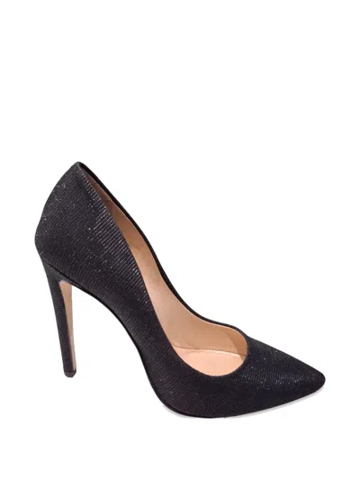 La Rose 100 Lurex Pointed Pumps In Black