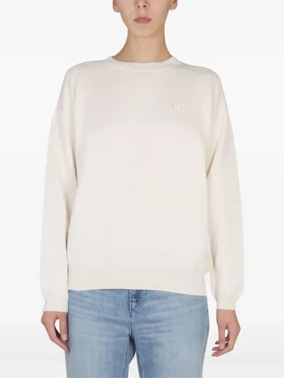 Ballantyne Shirt With Embroidered Logo In Brown