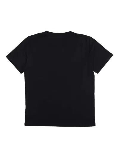 Balmain Buttoned-detail T-shirt In Black