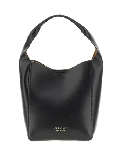 Visone Elizabeth 15 Shoulder Bag In Black