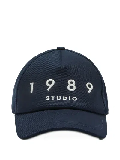 1989 Studio Baseballkappe Mit Logo-stickerei In Blue