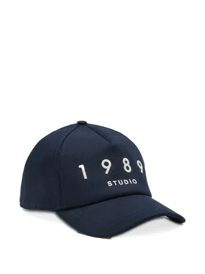 1989 Studio Baseballkappe Mit Logo-stickerei In Blue
