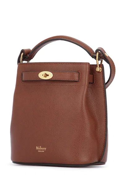 Mulberry Mini Islington Bucket Two Tone Scg In Brown