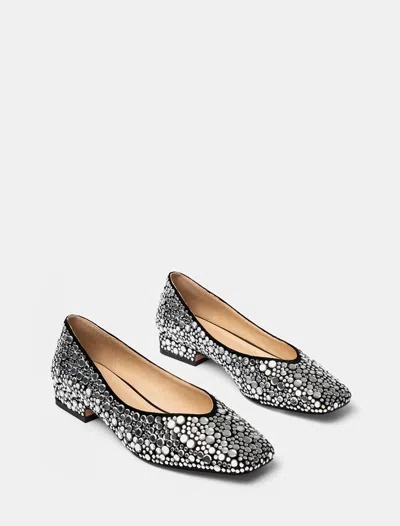 Twentyfourhaitch Flat Shoes In Metallic