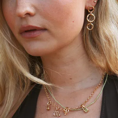 Astrid &amp; Miyu Peridot Beaded Necklace