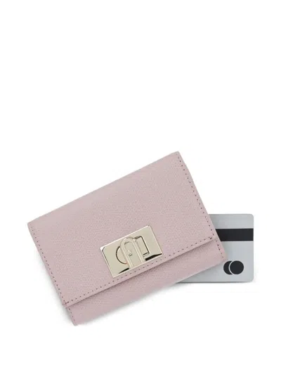Furla 1927 Twist-lock Wallet In Pink