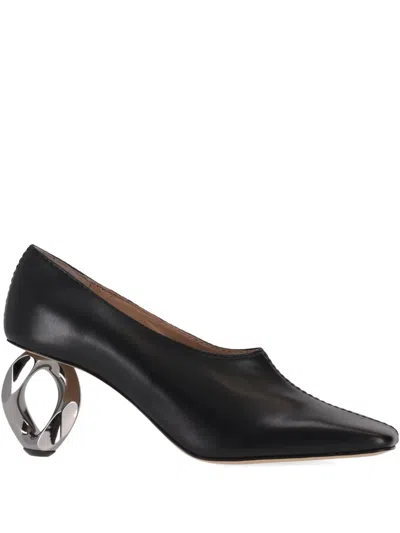 Jw Anderson Pointed-toe Heeled Pump In Black