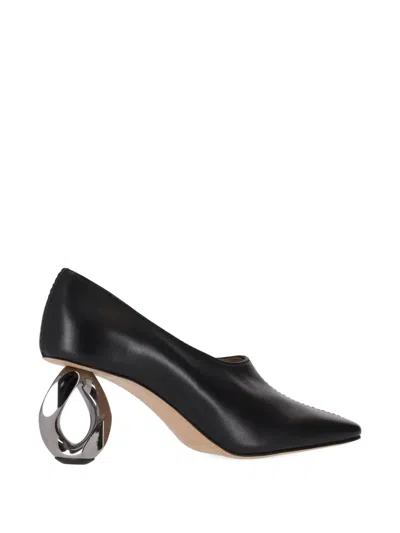 Jw Anderson Pointed-toe Heeled Pump In Black