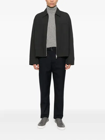Filippo De Laurentiis Roll-neck Wool Sweater In Gray