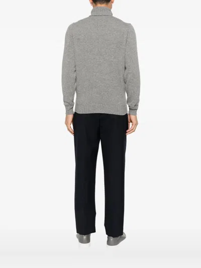 Filippo De Laurentiis Roll-neck Wool Sweater In Gray