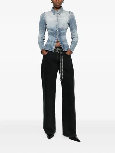Diesel Buttoned Shirt In Blue