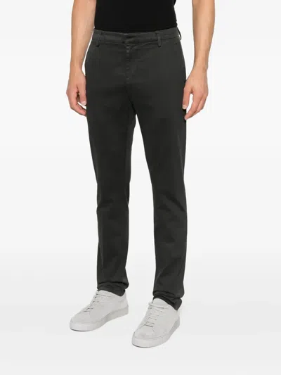 Dondup Belt-loop Trousers In Black
