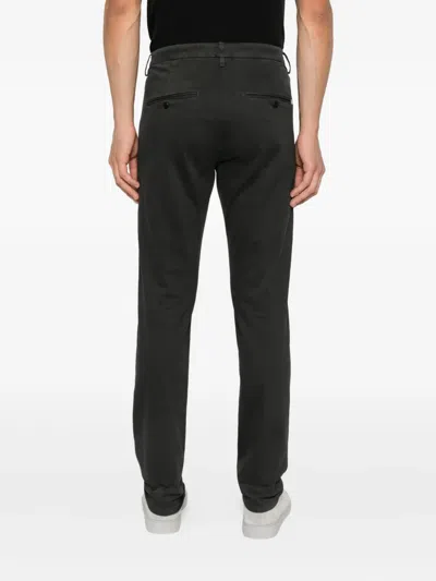 Dondup Belt-loop Trousers In Black