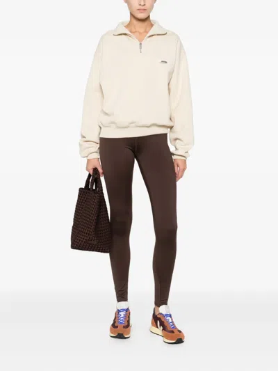 Varley Hoch Sitzende Leggings In Brown