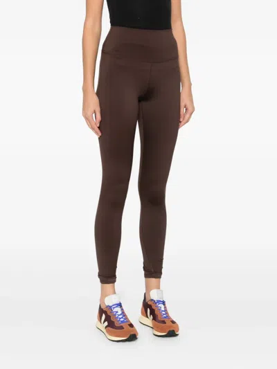 Varley Hoch Sitzende Leggings In Brown