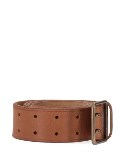 Dsquared2 Leather Belt In Brown