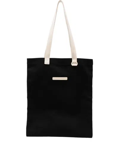 To B. By Agnès B. Logo-patch Tote Bag In Black