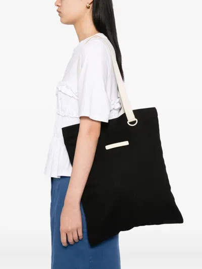 To B. By Agnès B. Logo-patch Tote Bag In Black