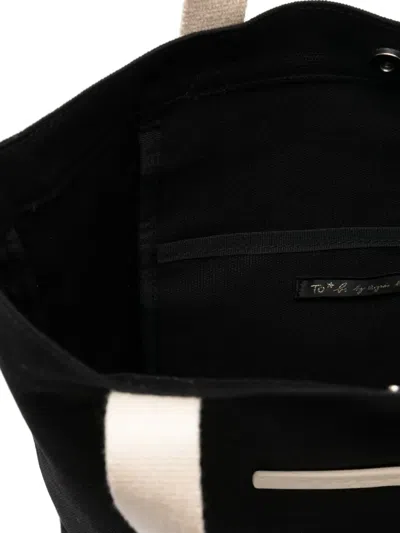 To B. By Agnès B. Logo-patch Tote Bag In Black