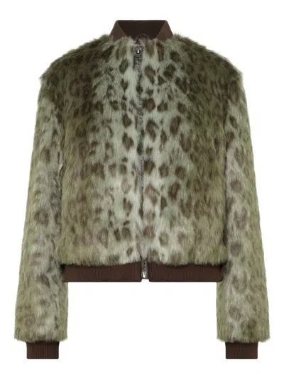 Unreal Fur Foliage Animal-print Jacket In Animal Print