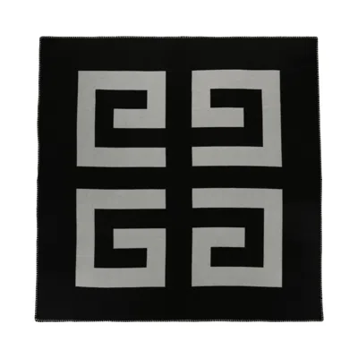 Pre-owned Givenchy 4g Logo Blanket 'black/white' | Men's Size Onesize