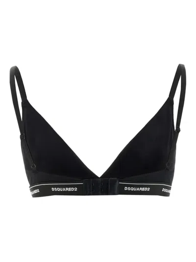 Dsquared2 Dsquared Women Bra With Logo In Animal Print