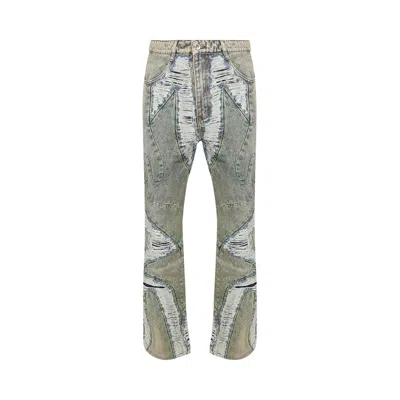 Pre-owned Who Decides War Wave Distressed Jeans 'denim' | Blue | Men's Size 30